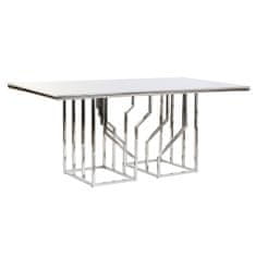 DKD Home Decor Jedilna miza DKD Home Decor Silver Crystal Steel (180 x 90 x 75 cm)
