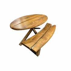 DKD Home Decor Jedilna miza DKD Home Decor Akacija (200 x 100 x 80 cm)