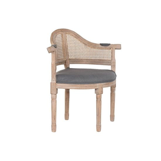 DKD Home Decor Jedilni stol DKD Home Decor Temno siva 67 x 51 x 85 cm 79 x 53 x 85 cm