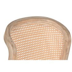 DKD Home Decor Jedilni stol DKD Home Decor Fir Polyester Svetlo siva (46 x 61 x 86 cm)