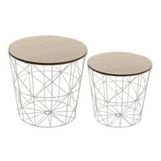 Versa Komplet 2 mizic Versa Metal MDF Wood (40,5 x 41 x 40,5 cm)