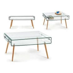 Gift Decor Sredinska miza Steklo MDF Les 55 x 52 x 110 cm
