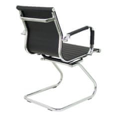 BigBuy Sprejemni stol Madroño Confidente P&amp;C 258CPNE Black