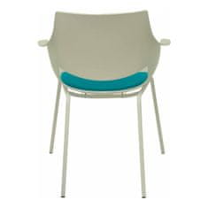 BigBuy Sprejemni stol Saceruela P&amp;C 1 Blue White (3 sedeži)