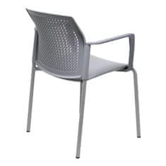 BigBuy Sprejemni stol Sege P&amp;C 4349PTGI40 Grey (4 sedeži)