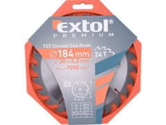 Extol Premium Žagin list z rezili SK, O 184x3,0x30mm, 24T