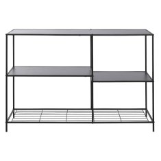 DKD Home Decor Police DKD Home Decor 100 x 30 x 70 cm Črna kovina Rjava MDF les