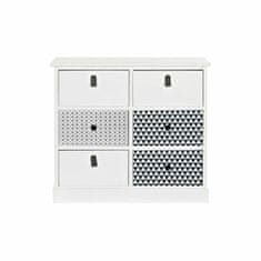 DKD Home Decor Komoda DKD Home Decor Siva Bela Paolownia les (68 x 25 x 62 cm)