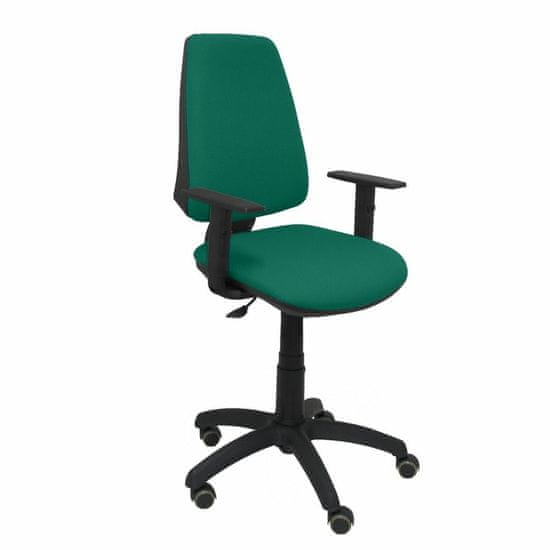 BigBuy Pisarniški stol Elche CP Bali P&amp;C 56B10RP Smaragdno zelena