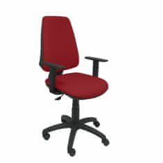 BigBuy Pisarniški stol Elche CP Bali P&amp;C I933B10 Red Maroon