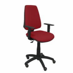 BigBuy Pisarniški stol Elche CP Bali P&amp;C 33B10RP Red Maroon