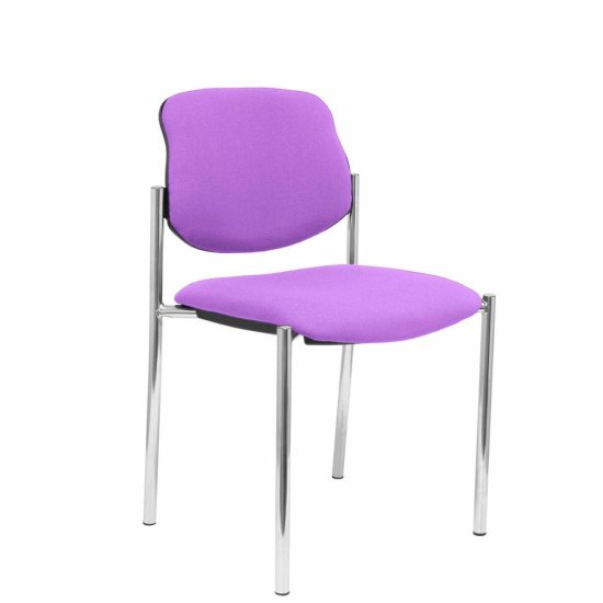BigBuy Sprejemni stol Villalgordo P&amp;C RBALI82 Imitacija usnja Lilac