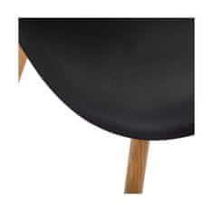 BigBuy Jedilni stol Atmosphera Taho Black iz polipropilena (47 x 53 x 85 cm)