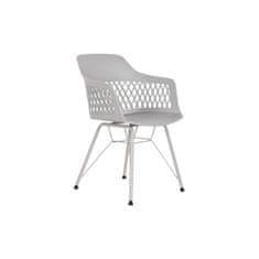 BigBuy Jedilni stol DKD Home Decor svetlo siva 57 x 57 x 80,5 cm