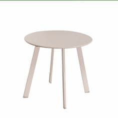 BigBuy Stranska mizica Marzia 50 x 50 x 44 cm Steel Taupe
