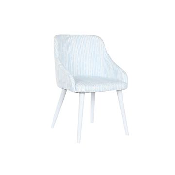 BigBuy Stol DKD Home Decor Blue White 53 x 57 x 79 cm