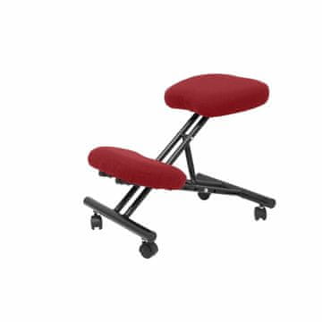 BigBuy Ergonomski stolček Mahora P&amp;C BALI933 Rdeča bordo barva