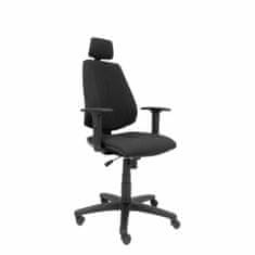 BigBuy Pisarniški stol z naslonom za glavo Montalvos P&amp;C LI840CB Black