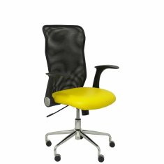 BigBuy Office Chair Minaya P&C 31SP100 Yellow