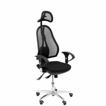 BigBuy Office Chair with Headrest Socuéllamos P&C 840B21C Black