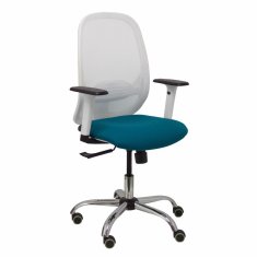 BigBuy Office Chair Cilanco P&C 354CRRP White Green Green/Blue