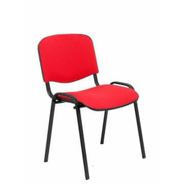 BigBuy Reception Chair Alcaraz P&C 426ARAN350 Red (4 uds)