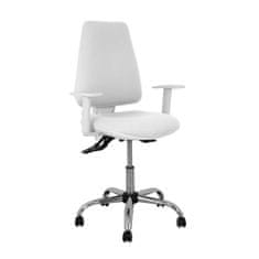 BigBuy Pisarniški stol Elche P&amp;C 0B5CRRP White