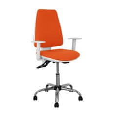 BigBuy Pisarniški stol Elche P&amp;C 5B5CRRP Temno oranžna