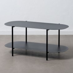 BigBuy Sredinska miza SQUARE 100 x 46 x 45 cm Jeklo
