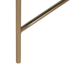 BigBuy Sredinska miza Marmorno železo 50 x 50 x 45 cm