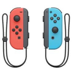 Nintendo Igralna konzola Switch, neonsko rdeča in modra Joy-Con (OLED)