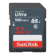 SanDisk Pomnilniška kartica Ultra 32 GB SDHC 100 MB/s
