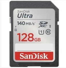 SanDisk Ultra 128 GB SDXC 140 MB/s, razred 10, UHS-I