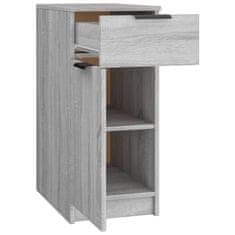 Vidaxl Omarica za pisalno mizo siva sonoma 33,5x50x75 cm konst. les