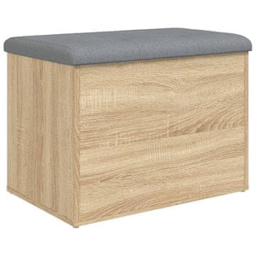 Vidaxl Shranjevalna klop iz hrasta sonoma 62x42x45 cm inženirski les