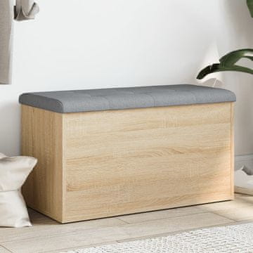 Vidaxl vidaXL Shranjevalna klop sonoma hrast 82x42x45 cm