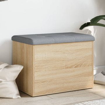 Vidaxl vidaXL Shranjevalna klop sonoma hrast 62x42x45 cm