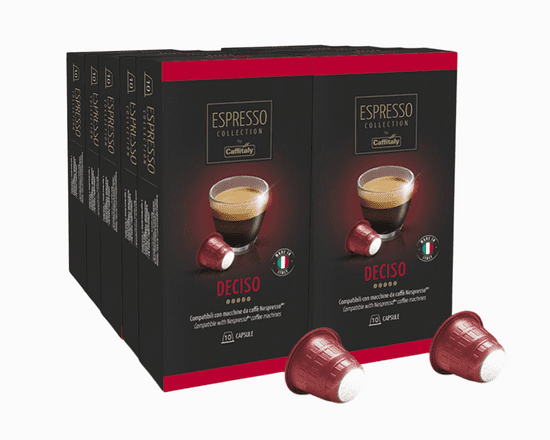 Caffitaly Nespresso compatible Deciso kavne kapsule, 10 * 10 kapsul