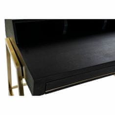 DKD Home Decor Pisalna miza DKD Home Decor Črna kovina Zlati mangov les (125 x 74 x 93,5 cm)