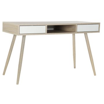 DKD Home Decor Pisalna miza DKD Home Decor 8424001808632 White Multicolor Natural Metal MDF Wood 120 x 60 x 74,5 cm