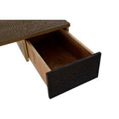 DKD Home Decor Pisalna miza DKD Home Decor Metal Oak Dark brown (140 x 60 x 77 cm)