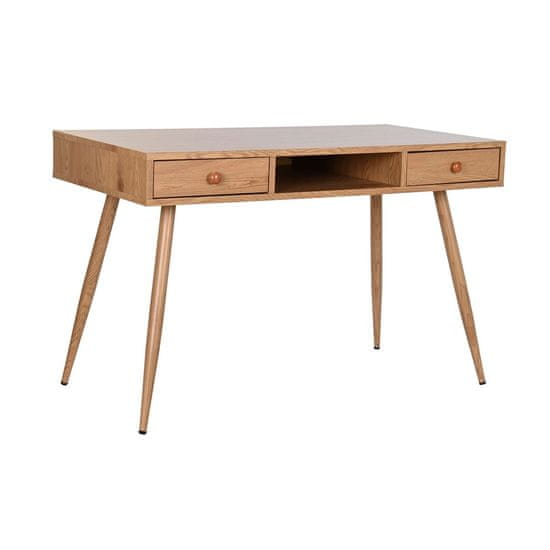 DKD Home Decor Pisalna miza DKD Home Decor Natural Metal MDF Wood 120 x 60 x 76 cm