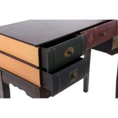 DKD Home Decor Pisalna miza DKD Home Decor Wood Multicolor PU (110 x 40 x 90 cm)