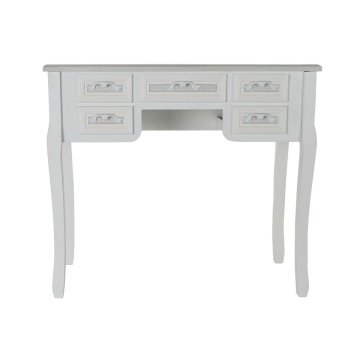DKD Home Decor Pisalna miza DKD Home Decor Wood White MDF Wood (90 x 40 x 78 cm)