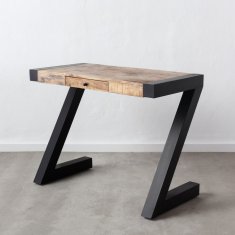 BigBuy Pisalna miza 100 x 50 x 77 cm Les Železo