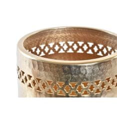 DKD Home Decor Lonček DKD Home Decor bakreno zlato kovinski aluminij izrezovanje arabski 17 x 17 x 17 cm (2 enoti)