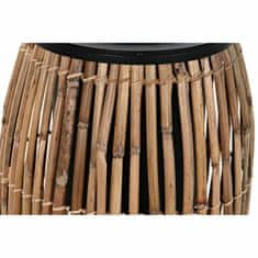 DKD Home Decor Rastlinjak DKD Home Decor Natural Black Metal Rattan (31 x 31 x 55 cm)