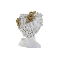 DKD Home Decor Lonček DKD Home Decor Lady Golden White Resin (23 x 23 x 30 cm)