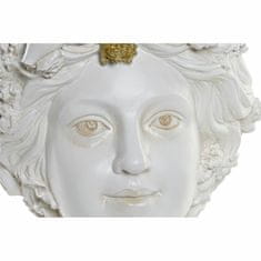 DKD Home Decor Lonček DKD Home Decor Lady Golden White Resin (23 x 23 x 30 cm)