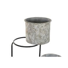 DKD Home Decor Kovinski lonček DKD Home Decor Grey Metal (82 x 25 x 81 cm)